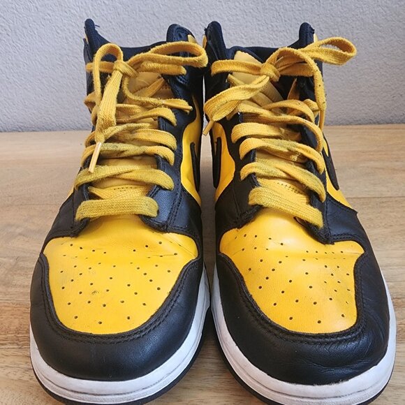 Nike Dunk High Reverse Goldenrod Basketball Sneaker Shoes Men's Size 9 - Picture 7 of 12